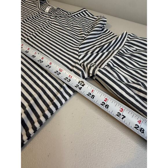 Tickled Teal Striped Flare Sleeve Tunic Size 2X - Picture 7 of 8